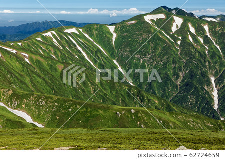 Iide main ridge line seen from Iide Motoyama Iide main ridge line seen from Iide Motoyama 62724659