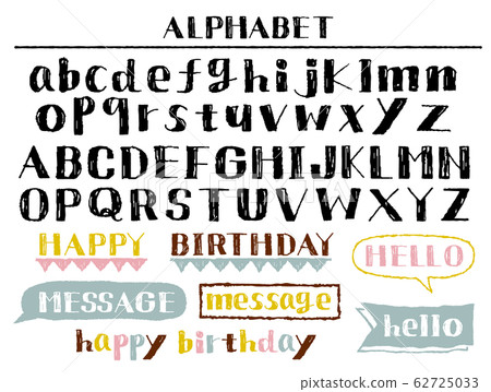 Handwritten alphabet Handwritten alphabet 62725033