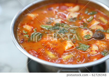 Tom Yum Goong Spicy Sour Soup Thai local food Tom Yum Goong Spicy Sour Soup Thai local food 62726348