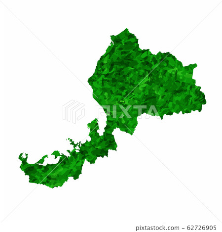 Fukui Map Green Icon Fukui Map Green Icon 62726905