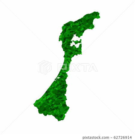 石川地圖綠色圖標 石川地圖綠色圖標 62726914