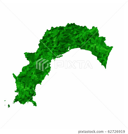 Kochi map green icon Kochi map green icon 62726919