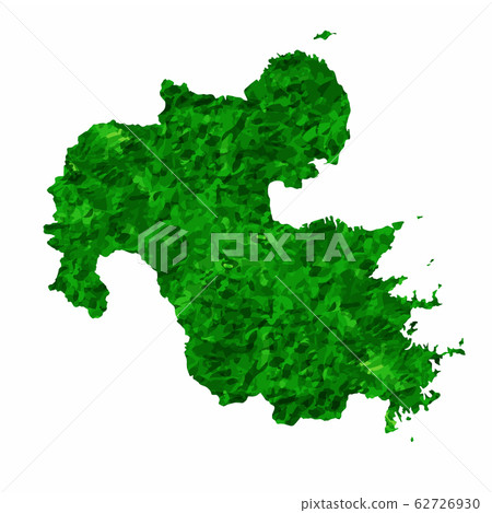 Oita map green icon 62726930