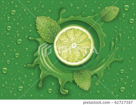 lime, fruit, slice 62727387