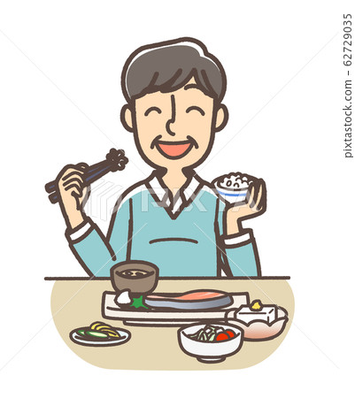 中年人享用日本料理 62729035