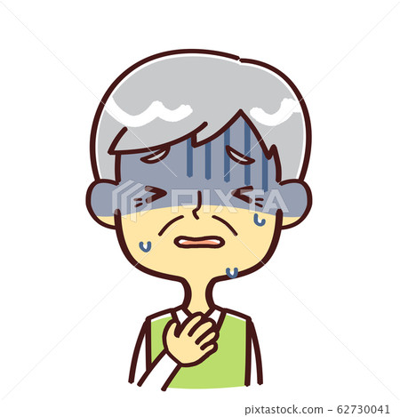 老人面部表情沮喪 老人面部表情沮喪 62730041