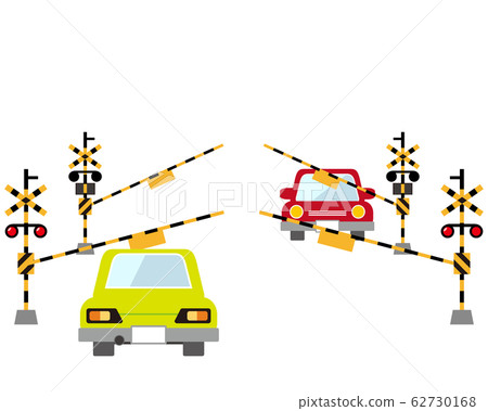 Railroad crossing railway car icon Railroad crossing railway car icon 62730168