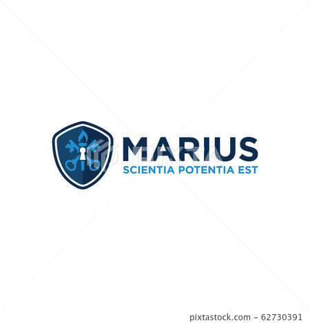 Marius Scientia Potentia logo design template for Marius Scientia Potentia logo design template for 62730391