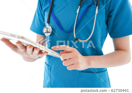 Smiling young female nurse Smiling young female nurse 62730491