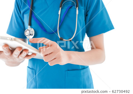 Smiling young female nurse Smiling young female nurse 62730492