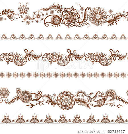 Eastern ethnic style compositions, mehendi. 62732317