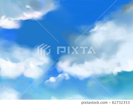 Clouds and blue sky - Stock Illustration [62732353] - PIXTA