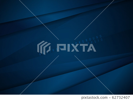 Abstract dark blue paper background triangles 62732407