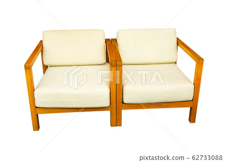 sofa and pillows furniture isolated on white 62733088