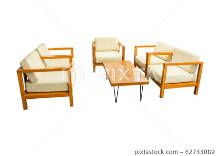 sofa and pillows furniture isolated on white sofa and pillows furniture isolated on white 62733089