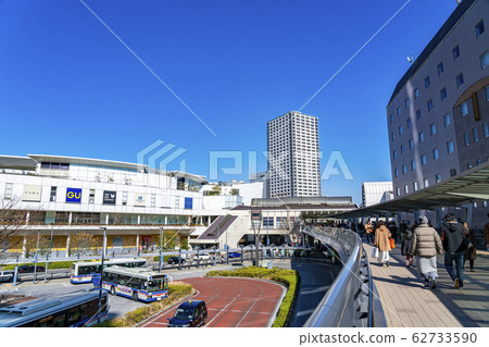 [神奈川縣]川崎站西口前的風景 62733590