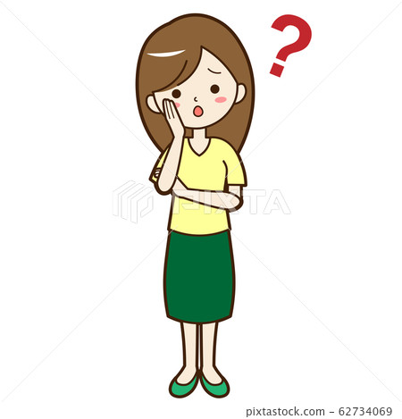 Young woman in doubt Young woman in doubt 62734069