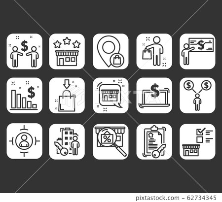 Buyer icons set.  62734345