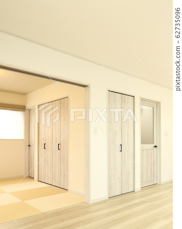 Newly built house LDK and Japanese style room Newly built house LDK and Japanese style room 62735096