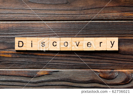 discovery word written on wood block. discovery discovery word written on wood block. discovery 62736021