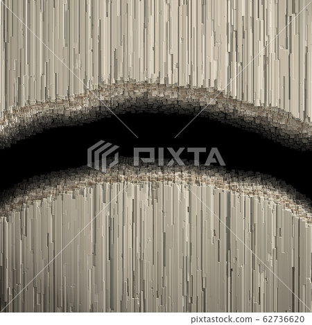 Shapeless figure made of industrial metal 3D Shapeless figure made of industrial metal 3D 62736620
