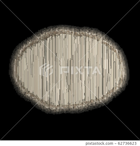 Circle in the form industrial metal 3D 62736623
