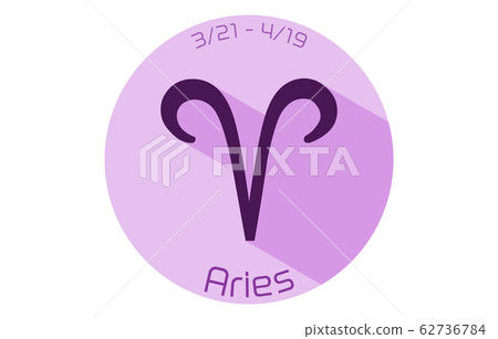 12 constellation purple icons: vector illustration: Aries 12 constellation purple icons: vector illustration: Aries 62736784