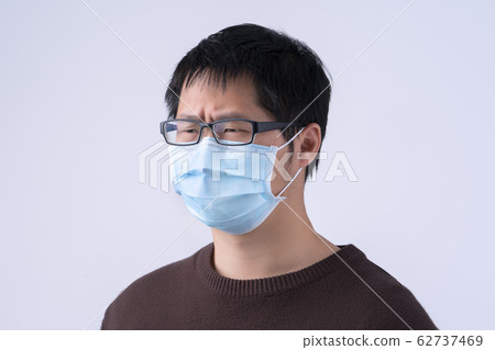 Mouthpiece Face quarantine Cough Vomiting man mask vomit cough Coronavirus mask Mouthpiece Face quarantine Cough Vomiting man mask vomit cough Coronavirus mask 62737469