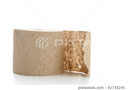 not clarified toilet paper made of untreated 62738245