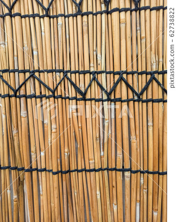 the texture of the walls made of dry reeds close the texture of the walls made of dry reeds close 62738822