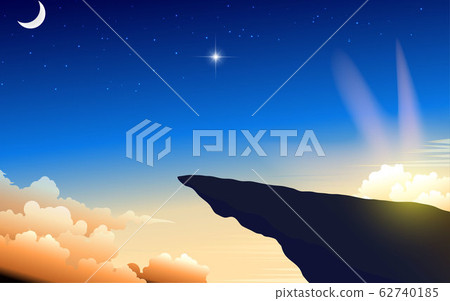 landscape of cliff on the mountain in the morning 62740185