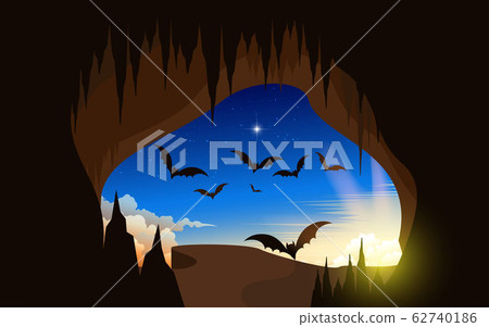 landscape of cave and cliff in the morning landscape of cave and cliff in the morning 62740186