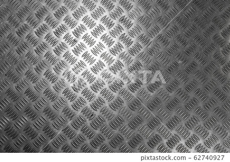 Metal diamond pattern non-skid gray wrap around texture seamless tile. Pattern style of steel floor for background. Pattern style of aluminum floor background and metallic texture Metal diamond pattern non-skid gray wrap around texture seamless tile. Pattern style of steel floor for background. Pattern style of aluminum floor background and metallic texture 62740927
