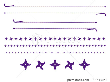 Ninja goods decoration Kei Shuriken Kusarigama 62743045