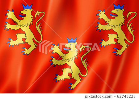 Dordogne County flag, France 62743225