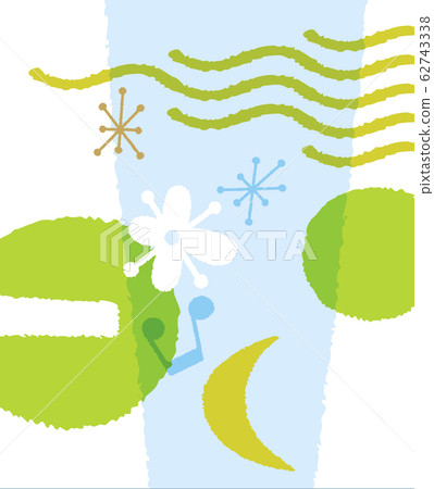 Packaging materials Packages such as rice crackers Japanese-style abstracts Packaging materials Packages such as rice crackers Japanese-style abstracts 62743338