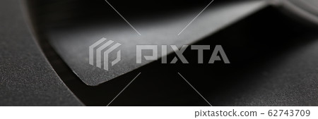Blades of black industrial fan from air conditioning system Blades of black industrial fan from air conditioning system 62743709