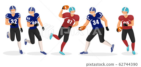Gridiron Players Set, American Football Game Hobby Gridiron Players Set, American Football Game Hobby 62744390