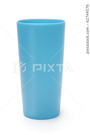 Plastic glass isolated on a white Plastic glass isolated on a white 62744576