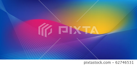 Colored abstract background with glowing waves and Colored abstract background with glowing waves and 62746531
