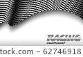 Checkered banners and flag. Template racing vector 62746918
