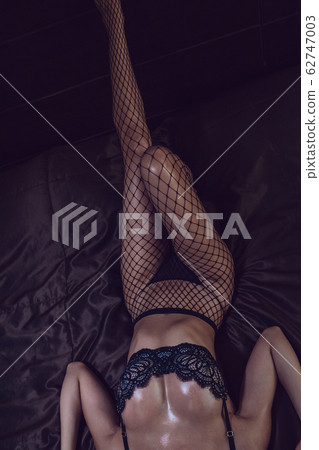 sexy l lingerie Beautiful sexy female body in black lingerie... - Stock Photo [62747003]