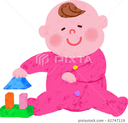 嬰兒塊蠟筆 嬰兒塊蠟筆 62747119