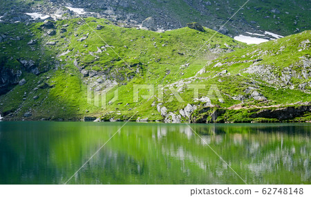Mountain landscape with lake and forest Mountain landscape with lake and forest 62748148