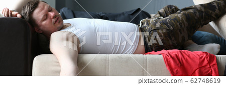 Drunk male in flat 62748619