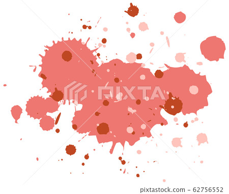 Watercolor splash in red on white background Watercolor splash in red on white background 62756552