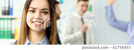 Gorgeous woman in office 62756955