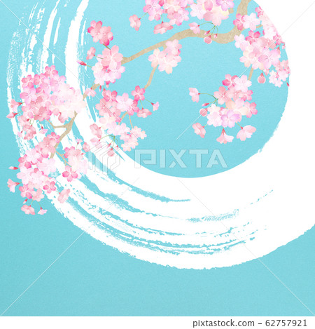 Background-Japanese-Japanese paper-Japanese style-Japanese pattern-Spring-Sakura-Branch-Blue sky Background-Japanese-Japanese paper-Japanese style-Japanese pattern-Spring-Sakura-Branch-Blue sky 62757921
