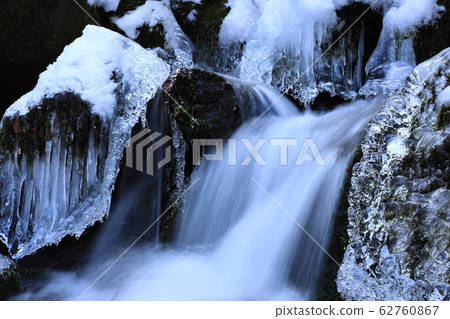 Winter clothing waterfall Winter clothing waterfall 62760867