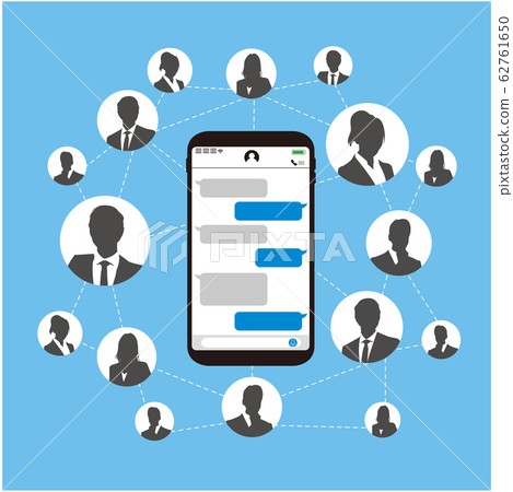 社群媒體 SNS 社交網絡 62761650